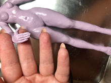 Load image into Gallery viewer, Solid silicone 9” doll (Women of Universe Collection) Lilac Sirius
