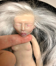 Load image into Gallery viewer, Custom Asleep Solid silicone doll Ice Queen
