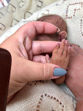 Load image into Gallery viewer, Full body silicone premature biracial baby in soft blend
