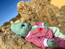 Load image into Gallery viewer, Full body silicone Grinch inspired baby boy 11”
