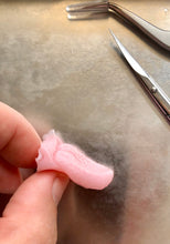 Load image into Gallery viewer, Blank (unpainted) silicone baby tongue (soft blend platinum cure silicone)
