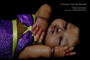 Reborn fantasy vinyl kit Tarni the mermaid by Nadine Dolotova