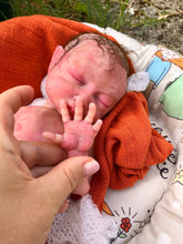 Load image into Gallery viewer, Super detailed Full body silicone premature baby in soft blend awake 12&quot;
