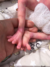 Load image into Gallery viewer, Super detailed Full body silicone premature baby in soft blend awake 12&quot;
