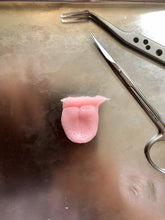 Load image into Gallery viewer, Blank (unpainted) silicone baby tongue (soft blend platinum cure silicone)
