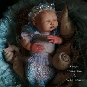 Reborn fantasy vinyl kit Tarni the mermaid by Nadine Dolotova