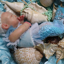 Load image into Gallery viewer, Reborn fantasy vinyl kit Tarni the mermaid by Nadine Dolotova
