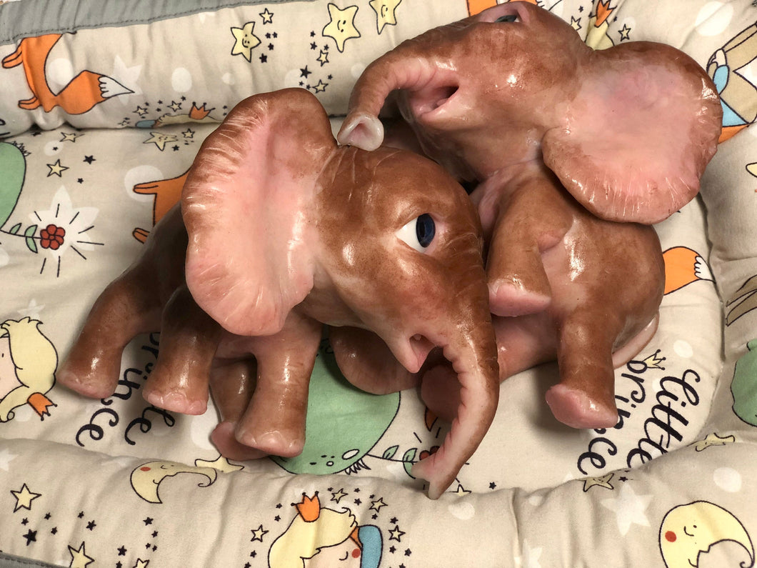 Boo boo Full body silicone Lana elephant baby girl