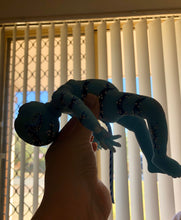 Load image into Gallery viewer, Full body silicone fantasy avatar navi baby girl 8.5”
