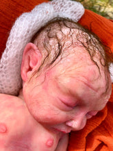 Load image into Gallery viewer, Super detailed Full body silicone premature baby in soft blend awake 12&quot;
