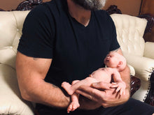 Load image into Gallery viewer, full body silicone  baby girl Nevaeh 17” in super soft blend with 3D skin effect, bald
