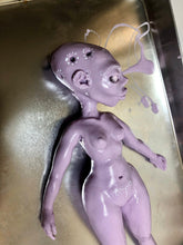 Load image into Gallery viewer, Custom Awake Solid silicone Alien doll
