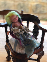 Load image into Gallery viewer, Custom Asleep Full body silicone mermaid baby 10&quot;
