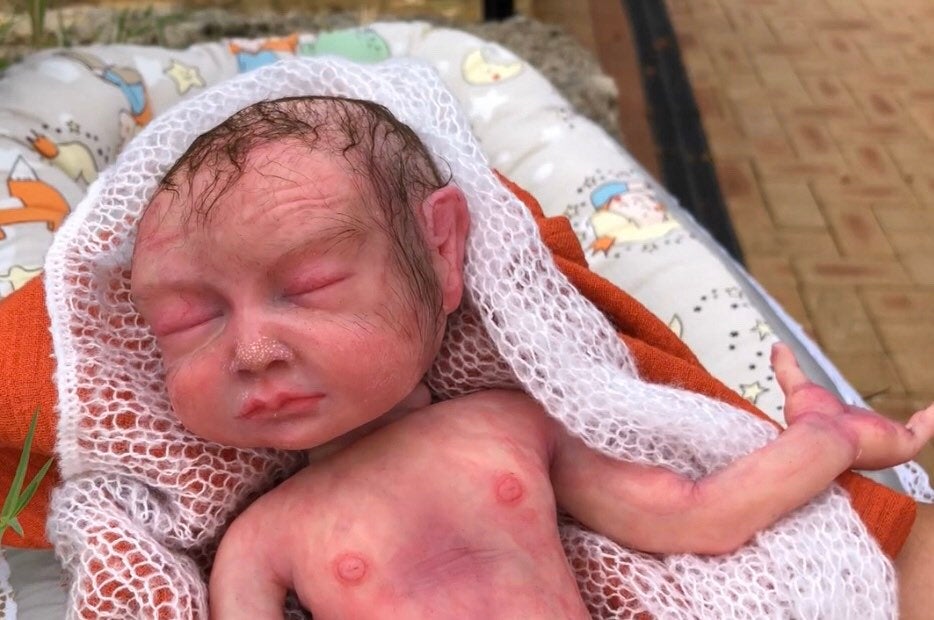 Hair rooting for 12”-18” baby