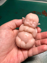 Load image into Gallery viewer, Full body silicone mini fantasy baby elf fairy with wings bald
