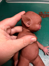Load image into Gallery viewer, Biracial (African American) super soft Full body fantasy silicone baby girl Didi 8.5”

