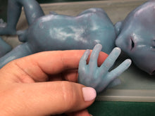 Load image into Gallery viewer, Full body silicone fantasy alien baby boy
