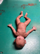 Load image into Gallery viewer, Biracial (African American) super soft Full body silicone baby girl Didi 8.5”
