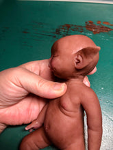 Load image into Gallery viewer, Biracial (African American) super soft Full body fantasy silicone baby girl Didi 8.5”
