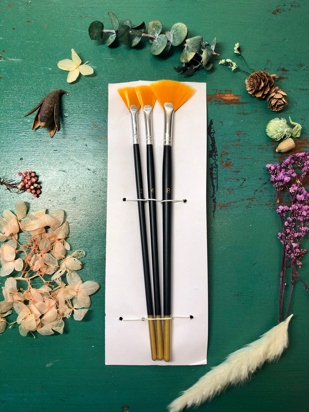 Brush for painting silicone and applying baby peachy fuzz