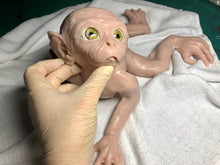 Load image into Gallery viewer, Blank (unpainted) full body silicone monkey Bibi 17” kit in super soft blend with 3D skin effect
