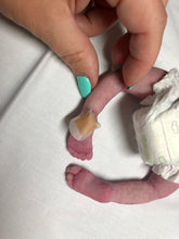 Load image into Gallery viewer, Super detailed Full body silicone premature baby Sunshine in soft blend 9”
