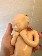 Load image into Gallery viewer, Blank (unpainted) full body silicone mini kit Steven (baby boy) in super soft blend with 3D skin effect

