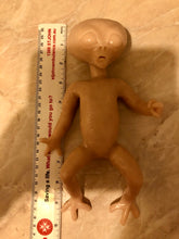 Load image into Gallery viewer, Full body silicone mini baby Alien in super soft blend with 3D skin effect 11” blank (unpainted)
