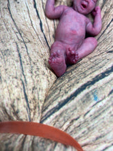 Load image into Gallery viewer, CUSTOM full body silicone mini baby Lucas in soft blend asleep bald
