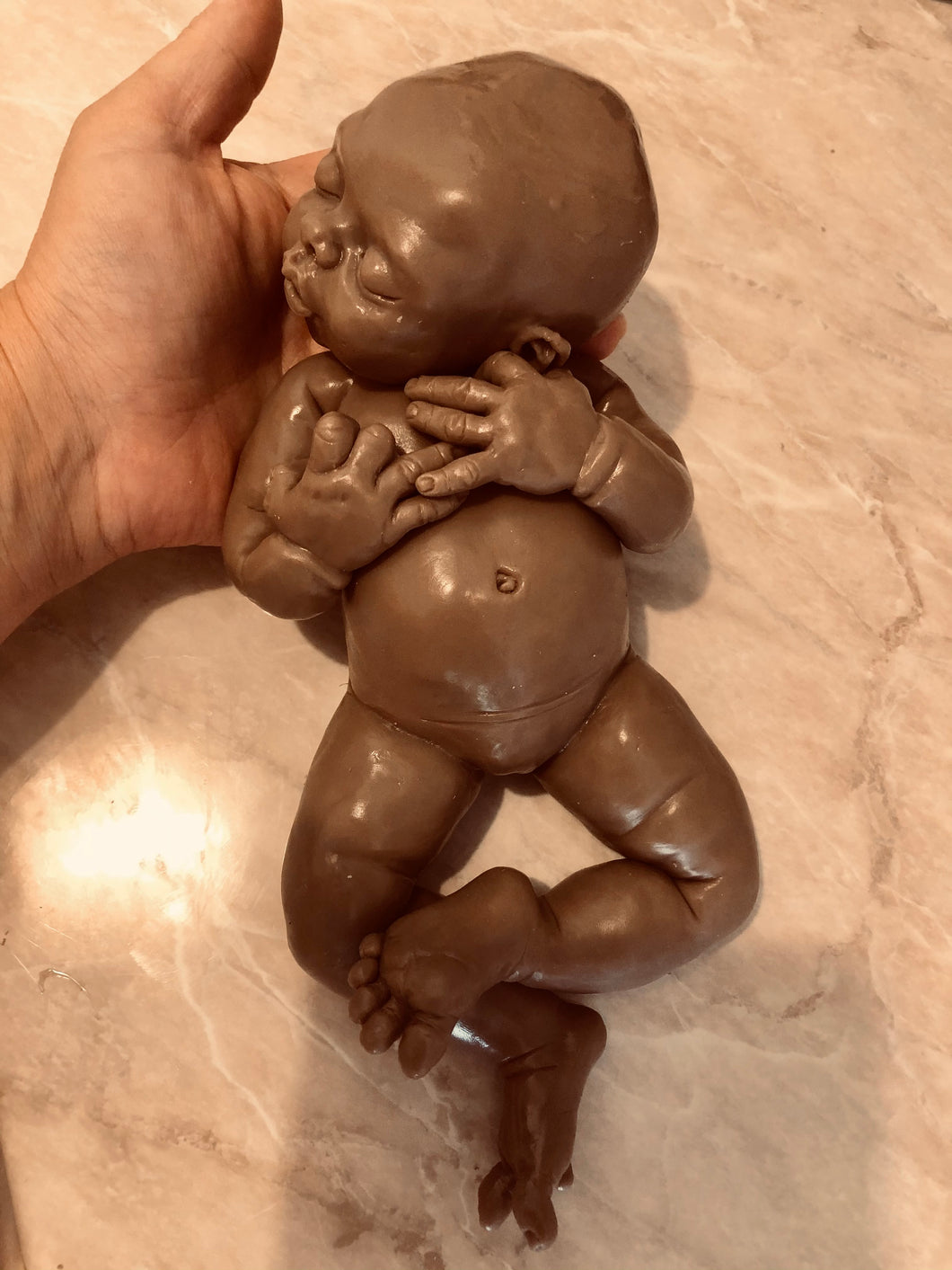 SUPER SOFT AA Blank (unpainted) full body  silicone girl Prada 11.5” in super soft blend with 3D skin effect