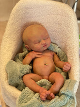 Load image into Gallery viewer, AVAILABLE full body silicone  baby girl (Rain sculpt) 14” in super super soft blend #2
