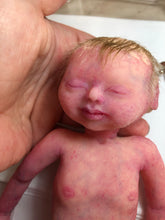 Load image into Gallery viewer, Super detailed Full body silicone premature baby Sunshine in soft blend 9”

