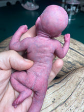 Load image into Gallery viewer, CUSTOM full body silicone mini baby Lucas in soft blend asleep bald
