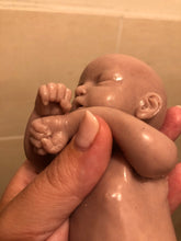 Load image into Gallery viewer, Blank (unpainted) full body mini silicone baby boy Kenzo 8” in super soft blend with 3D skin effect
