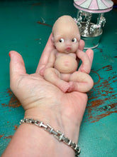 Load image into Gallery viewer, Custom full body silicone mini doll Laney (bald) in Super Soft blend #3
