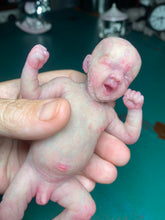 Load image into Gallery viewer, CUSTOM full body silicone mini baby Lucas in soft blend asleep bald
