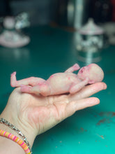 Load image into Gallery viewer, CUSTOM full body silicone mini baby Lucas in soft blend asleep bald
