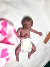 Load image into Gallery viewer, Super detailed Full body silicone premature baby Sunshine in soft blend 9”

