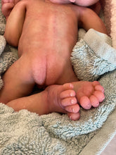 Load image into Gallery viewer, AVAILABLE full body silicone  baby girl (Rain sculpt) 14” in super super soft blend #2
