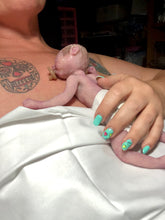 Load image into Gallery viewer, Super detailed Full body silicone premature baby Sunshine in soft blend 9”
