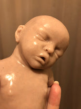 Load image into Gallery viewer, Blank (unpainted) full body mini silicone baby boy Kenzo 8” in super soft blend with 3D skin effect
