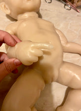 Load image into Gallery viewer, Custom Blank (unpainted) full body silicone kit Isabella sleeping in Ecoflex 20 with 3D skin effect
