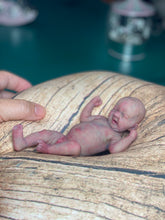 Load image into Gallery viewer, CUSTOM full body silicone mini baby Lucas in soft blend asleep bald

