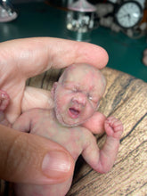 Load image into Gallery viewer, CUSTOM full body silicone mini baby Lucas in soft blend asleep bald
