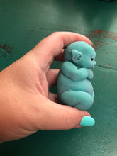 Load image into Gallery viewer, Full body silicone glow in the dark mini fantasy baby elf fairy
