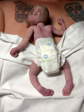 Load image into Gallery viewer, Super detailed Full body silicone premature baby Sunshine in soft blend 9”
