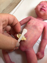 Load image into Gallery viewer, Super detailed Full body silicone premature baby Sunshine in soft blend 9”
