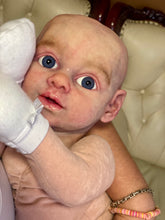 Load image into Gallery viewer, AVAILABLE AWAKE silicone cuddle baby Artyom in super soft blend with 3D skin effect
