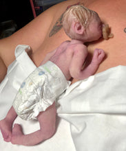 Load image into Gallery viewer, Super detailed Full body silicone premature baby Sunshine in soft blend 9”
