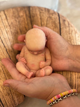 Load image into Gallery viewer, CUSTOM   full body silicone mini kit Kenzo 8” in super soft blend with 3D skin effect BALD
